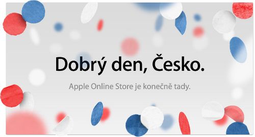 Dobrý den, Česko. Zdraví Apple Online Store.