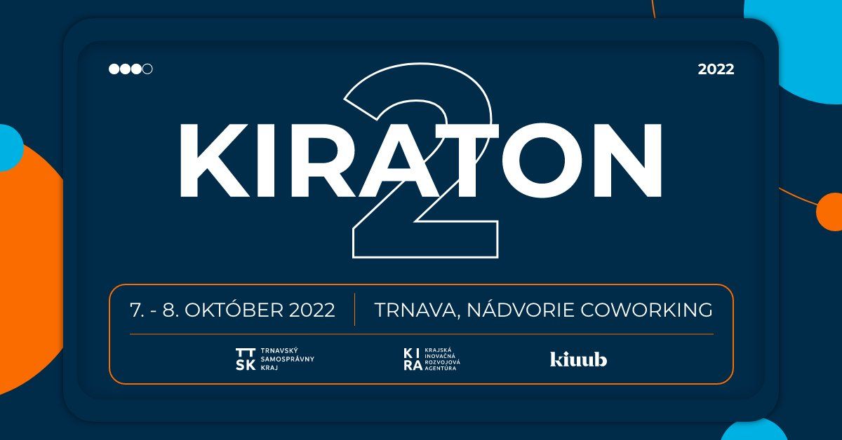 Kiraton - hackathon v centre Trnavského kraja na pomoc malým a stredným firmám