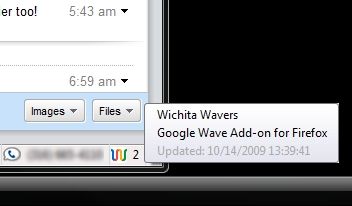 Google Wave addon pre Firefox